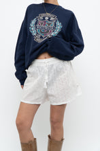 Load image into Gallery viewer, LA VIE EN ROSE x White Cotton Eyelette Lounge Short (L, XL)