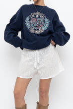 Load image into Gallery viewer, Vintage x Made in USA x RUSSEL Whitewater Navy Crewneck (XS-XL)
