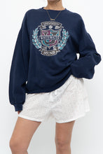 Load image into Gallery viewer, Vintage x Made in USA x RUSSEL Whitewater Navy Crewneck (XS-XL)