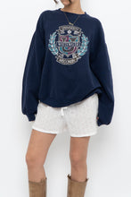 Load image into Gallery viewer, Vintage x Made in USA x RUSSEL Whitewater Navy Crewneck (XS-XL)