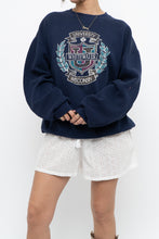 Load image into Gallery viewer, Vintage x Made in USA x RUSSEL Whitewater Navy Crewneck (XS-XL)