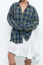Load image into Gallery viewer, Vintage x JCREW Blue, Green Plaid Cotton Flannel (XS-XL)