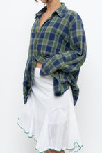 Load image into Gallery viewer, Vintage x JCREW Blue, Green Plaid Cotton Flannel (XS-XL)