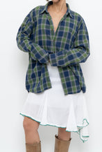 Load image into Gallery viewer, Vintage x JCREW Blue, Green Plaid Cotton Flannel (XS-XL)