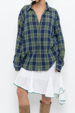 Load image into Gallery viewer, Vintage x JCREW Blue, Green Plaid Cotton Flannel (XS-XL)