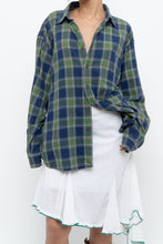 Load image into Gallery viewer, Vintage x JCREW Blue, Green Plaid Cotton Flannel (XS-XL)