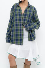 Load image into Gallery viewer, Vintage x JCREW Blue, Green Plaid Cotton Flannel (XS-XL)