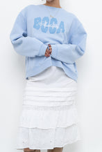 Load image into Gallery viewer, Vintage x BOCA Baby Blue Cropped Crewneck (XS-L)