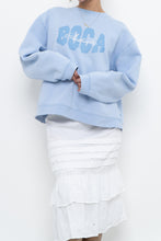 Load image into Gallery viewer, Vintage x BOCA Baby Blue Cropped Crewneck (XS-L)