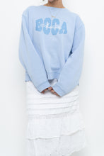 Load image into Gallery viewer, Vintage x BOCA Baby Blue Cropped Crewneck (XS-L)