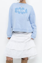 Load image into Gallery viewer, Vintage x BOCA Baby Blue Cropped Crewneck (XS-L)