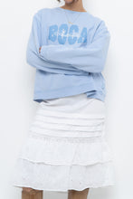 Load image into Gallery viewer, Vintage x BOCA Baby Blue Cropped Crewneck (XS-L)