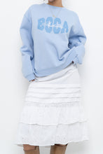 Load image into Gallery viewer, Vintage x BOCA Baby Blue Cropped Crewneck (XS-L)