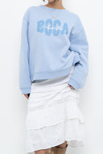 Load image into Gallery viewer, Vintage x BOCA Baby Blue Cropped Crewneck (XS-L)