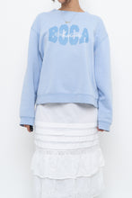 Load image into Gallery viewer, Vintage x BOCA Baby Blue Cropped Crewneck (XS-L)
