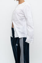 Load image into Gallery viewer, Modern x White Cotton Collared Blouse (XS-M)