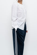 Load image into Gallery viewer, Modern x White Cotton Collared Blouse (XS-M)