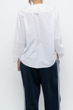 Load image into Gallery viewer, Modern x White Cotton Collared Blouse (XS-M)