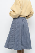 Load image into Gallery viewer, UNIQLO x Blue, Navy Gingham Midi Dress (XXS, XS)