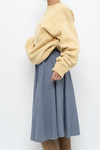 Load image into Gallery viewer, UNIQLO x Blue, Navy Gingham Midi Dress (XXS, XS)