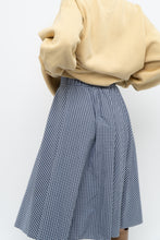 Load image into Gallery viewer, UNIQLO x Blue, Navy Gingham Midi Dress (XXS, XS)