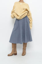 Load image into Gallery viewer, UNIQLO x Blue, Navy Gingham Midi Dress (XXS, XS)