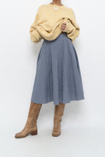 Load image into Gallery viewer, UNIQLO x Blue, Navy Gingham Midi Dress (XXS, XS)