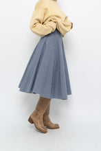 Load image into Gallery viewer, UNIQLO x Blue, Navy Gingham Midi Dress (XXS, XS)