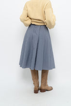 Load image into Gallery viewer, UNIQLO x Blue, Navy Gingham Midi Dress (XXS, XS)