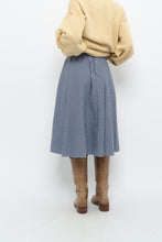 Load image into Gallery viewer, UNIQLO x Blue, Navy Gingham Midi Dress (XXS, XS)