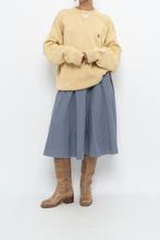 Load image into Gallery viewer, UNIQLO x Blue, Navy Gingham Midi Dress (XXS, XS)