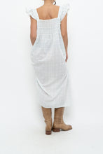 Load image into Gallery viewer, Vintage x Handmade White, Blue Floral Maxi Dress (M-XXL)