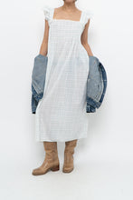 Load image into Gallery viewer, Vintage x Handmade White, Blue Floral Maxi Dress (M-XXL)