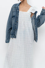 Load image into Gallery viewer, Vintage x Handmade White, Blue Floral Maxi Dress (M-XXL)
