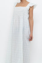 Load image into Gallery viewer, Vintage x Handmade White, Blue Floral Maxi Dress (M-XXL)