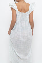 Load image into Gallery viewer, Vintage x Handmade White, Blue Floral Maxi Dress (M-XXL)