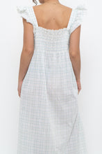 Load image into Gallery viewer, Vintage x Handmade White, Blue Floral Maxi Dress (M-XXL)