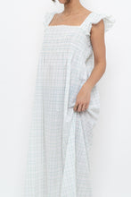 Load image into Gallery viewer, Vintage x Handmade White, Blue Floral Maxi Dress (M-XXL)