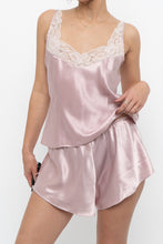 Load image into Gallery viewer, Vintage x LA SENZA Light Pink Satin Sleep Set (XS, S)