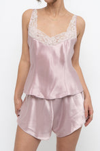 Load image into Gallery viewer, Vintage x LA SENZA Light Pink Satin Sleep Set (XS, S)