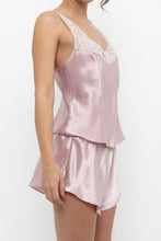 Load image into Gallery viewer, Vintage x LA SENZA Light Pink Satin Sleep Set (XS, S)