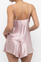 Load image into Gallery viewer, Vintage x LA SENZA Light Pink Satin Sleep Set (XS, S)