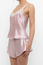 Load image into Gallery viewer, Vintage x LA SENZA Light Pink Satin Sleep Set (XS, S)