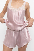 Load image into Gallery viewer, Vintage x LA SENZA Light Pink Satin Sleep Set (XS, S)