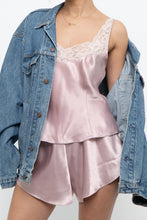 Load image into Gallery viewer, Vintage x LA SENZA Light Pink Satin Sleep Set (XS, S)