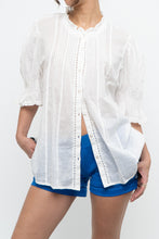 Load image into Gallery viewer, GAP x Made in India x White Cotton Blouse (S-L)
