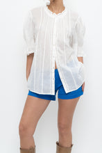 Load image into Gallery viewer, GAP x Made in India x White Cotton Blouse (S-L)