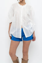 Load image into Gallery viewer, GAP x Made in India x White Cotton Blouse (S-L)