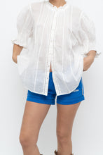 Load image into Gallery viewer, GAP x Made in India x White Cotton Blouse (S-L)
