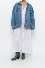 Load image into Gallery viewer, Vintage x EILEEN WEST White Floral Long Sleeve Cotton Maci (XS-M)